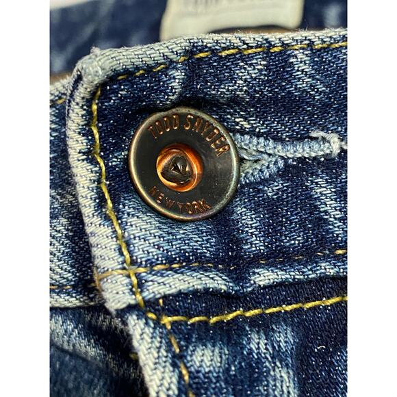 Todd Snyder Slim Fit Stretch Straight Leg Jeans Men’s 36 x 32 Light Wash Blue - Picture 7 of 10